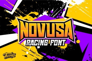 Novusa Racing Font Font Download