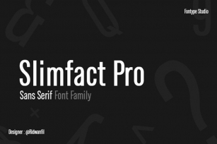 Slimfact Pro Fony Family - Sans Serif Font Download