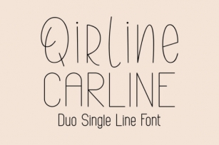 Qirline  Carline Font Download