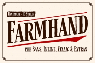 Farmhand Font Family Font Download