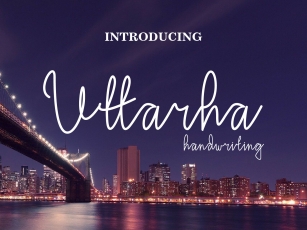 Uttarha Handriwing Font Download