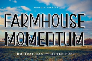 Farmhouse Momentum - Modern Handwritten Font Font Download