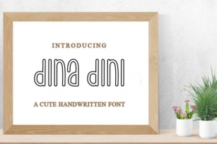 Dina Dini Font Download