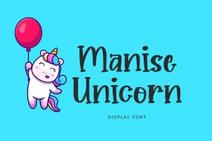 Manise Unicorn Display Font Font Download
