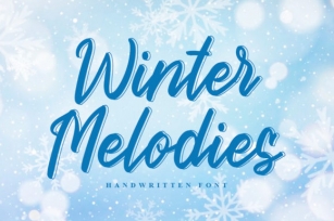 Winter Melodies Font Download