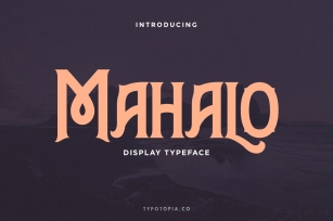 Mahalo Display Typeface Font Download