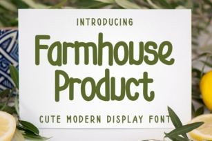 Farmhouse Product Font Download