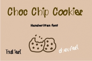 Choc Chip Cookies Font Download