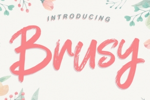 Brusy Font Download