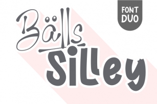 Balls Silley Font Download