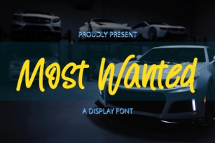 Most Wanted Font Download