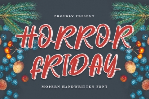 Horror Friday Font Download