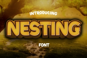 Nesting Font Download
