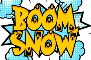 Boom Snow Font Download