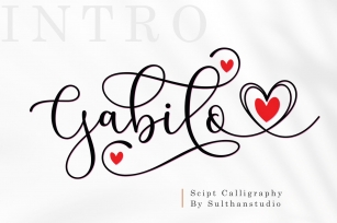 Gabilo Script Font Download