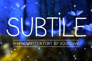 Subtile Font Download