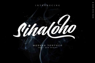 Sihaloho Script & Serif Typeface Font Download