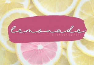 Lemonade - A Handwritten Script Font Font Download