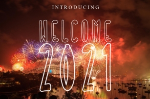 Welcome 2021 Font Download