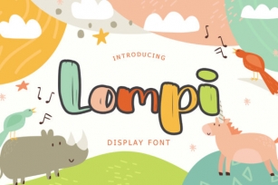 Lompi Bold Brush Display Font Download