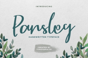 Parsley Handwritten Typeface Font Download