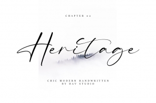 Heritage - Chic Modern Font Font Download