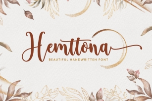 Hemttona Script Font Download