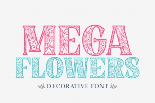 Mega Flowers Font Download