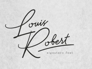 Louis Robert Font Download