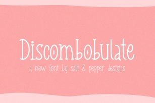 Discombobulate Font Font Download