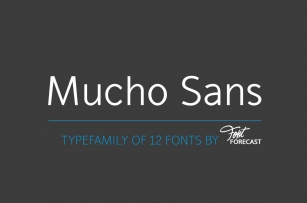 70% OFF!Mucho Sans Font Download