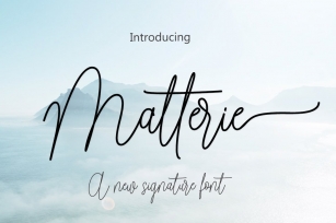 Matterie Font Download
