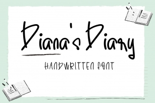 Dianas Diary-Cute Handwritten Font Font Download
