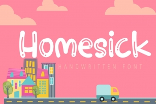 Homesick-Cute Handwritten Font Font Download