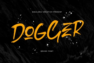 Dogger Brush Font Font Download