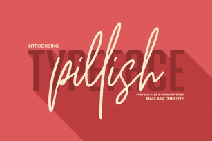 Pillish Font Duo - Sans And Script Font Download