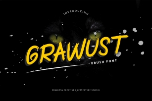 Grawust Brush Font Download