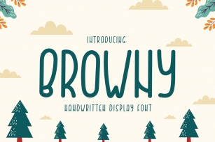 Browny - Display font Font Download
