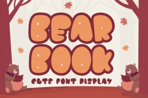 Bear Book - Display font Font Download