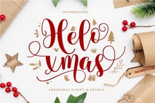 Hello xmas |Christmas Script Font Download