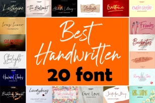 Best Handwritten Font Bundle Font Download