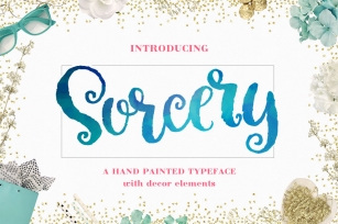 Sorcery Typeface - Brush Script Font Download