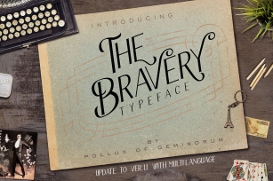 The Bravery Typeface Font Download