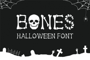 Bones Halloween Font Download