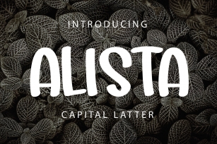 ALISTA FONT Font Download