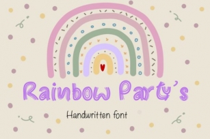 Rainbow Party Font Download