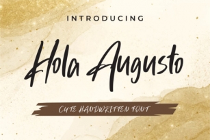 Hola Augusto Font Download