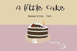 A Little Cake Font Download