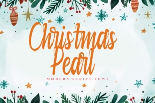 Christmas Pearl Font Download