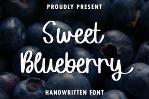 Sweet Blueberry Font Download